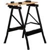 Cavalletto banco da lavoro in metallo, portata massima 100 kg - 60.5x65xh76 cm