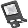 Osram Proiettore led da esterno osram essential con sensore, 50w 4000k grigio