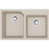 Franke PRONTA CONSEGNA - Franke: Lavello due vasche Urban Incasso UBG 620-78 114.0686.762 finitura fragranite sahara da 78x50 cm