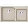 Franke PRONTA CONSEGNA - Franke: Lavello due vasche Urban Incasso UBG 620-86 114.0686.769 finitura fragranite sahara da 86x50 cm