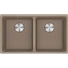 Franke: Lavello due vasche Vasche Sottotop Maris MRG 120-35-35 125.0686.737 finitura fragranite oyster da 75.3x43.3 cm