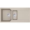 Franke Lavello una vasca con vaschetta e gocciolatoio Urban Incasso UBG 651 114.0686.777 in fragranite sahara da 100x50 cm