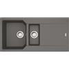 Franke PRONTA CONSEGNA - Franke Lavello una vasca con vaschetta e gocciolatoio Urban Incasso UBG 651 114.0686.782 in fragranite stone grey da 100x50 cm