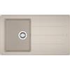 Franke PRONTA CONSEGNA - Franke: Lavello una vasca con gocciolatoio Boston Incasso BFG 611-86 114.0370.150 finitura fragranite sahara da 86x50 cm