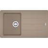 Franke PRONTA CONSEGNA - Franke: Lavello una vasca con gocciolatoio Boston Incasso BFG 611-86 114.0490.335 finitura fragranite oyster da 86x50 cm