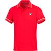 Fila Sport New Court Short Sleeve Polo Rosso S Uomo