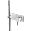 Newform X-Steel Miscelatore doccia con doccetta - 69677EX