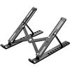 Celly Portable Magic Stand Holder Supporto per Tablet o Notebook Nero