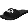 PUMA Purecat, Sandali a ciabatta Unisex - Adulto, Black White, 44.5 EU