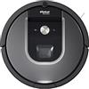 iRobot Roomba 960 Robot Aspirapolvere, Sistema di Pulizia Dirt Detect, Spazzole Tangle-Free, per Pavimenti e Tappeti, Ottimo per i Peli degli Animali, Wi-Fi, 70 dB, autonomia: 75 min, Argento