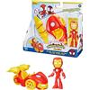 HASBRO F74585X0 SPIDEY VEICOLO CON PERSONAGGIO IRON RACER