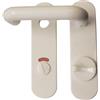 Alpertec Cartello Alpertec Nylon breve per porte del bagno WC con catenacci maniglia/Maniglia, maniglia da porta, guarnizioni porta bianco, 40131830 K1