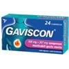 GAVISCON Rimedio Per AciditÀ Di Stomaco Gaviscon 24 Compresse Masticabili 500 Mg + 267 Mg Menta