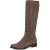 CAPRICE 9-25512-41, Stivali piatti Donna, Marrone (Cafe Stretch), 41 EU