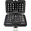 HASKYY 35 pezzi Set chiavi a bussola Torx Set Dadi E4-E20 T10-T70 Set Torx Inserti per Avvitatore Inserti per Chiavi a Bussola Cassetta Attrezzi