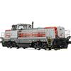 RIVAROSSI HR2900 Effishunter 1000 Mercitalia Rail, livrea alluminio, fasce rosse