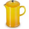Le Creuset Coffee Press in gres vetrificato con Pressa in Acciaio Inox, 1 L, Nectar, 60706086720003