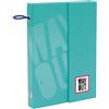 WAY OUT - Diario Scuola 2023-2024, 12 Mesi, Settembre 2023 - Agosto 2024, Verde Acqua, Agenda Scolastica con planner, Copertina rigida, chiusura magnetica, Formato 13 l x 17 h cm