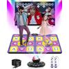 Acelufly Tappetino da Ballo per TV con Controller Wireless, Doppio Utente, Antiscivolo, Fitness per Bambini e Adulti, Regalo per Ragazze e Ragazzi (Viola)