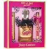 Juicy Couture Gold Couture, Cofanetto Trio Eau de Parfum Spray Spray da donna, spray per borsa, profumo sensuale, floreale e fruttato, regalo per donna