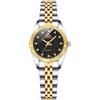 aswan watch Orologio analogico da donna al quarzo con cinturino in acciaio inossidabile,classico ed elegante orologio da donna con quadrante decorato con diamanti,cassa da 26 mm,lancette luminose