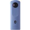 Ricoh THETA SC2 BLUE 360°Fotocamera 4K Video con stabilizzazione dell'immagine Alta qualità di trasferimento dati ad alta velocità Bella visione notturna ripresa con basso rumore, Blu