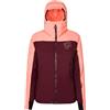 Rock Experience REWJ06731-C965 HELIX PADDED WOMAN JACKET DONNA Giacca 1013 WINDSOR WINE+0711 DESERT FLOWER M