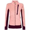 Rock Experience REWC02841-C959 Blizzard Tech Mock Neck Woman Fleece Donna Maglia Lunga 0711 Desert Flower+1013 Windsor Wine M