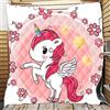 FANSU Copriletto Trapuntato Matrimoniale Singolo Elegante Coperta Trapunta Unicorno di Stampa del Fumetto Microfibra Antipolveri Copri Letto per Camera da Letto (Stella,150 * 200cm)