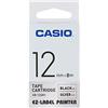 Casio Original Casio Farbband XR-12SR1 nero/silber (8m x 12mm) per CW-L 300, KL 100, KL 120, KL 200, KL 2000, KL 300, KL 60, KL 70, KL 7000, KL 7400, KL 750, KL 780, KL 8100, KL 820, KL 8200, KL-P 100