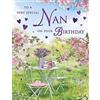 Piccadilly Greetings Regal Publishing Biglietto di auguri per nonna con giardino, 20,3 x 15,2 cm