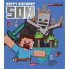 Danilo Promotions LTD Danilo Promotions Limited Minecraft Biglietto di compleanno per lui, 210 x 290 mm
