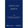 Cedam Giorgio Cian - scritti