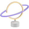 RL LIVE YOUR LIGHT Reality, Lampada tavolo, Planet incl. 1 x LED,SMD,1,6 Watt,20 Lm. Finitura: Plastica, Bianco L:29,0cm, L:8,0cm, A:24,5cm, Ø:8,5cm Interrutore,Connessione USB,IP20