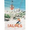 Coucke Strofinaccio in Cotone stampato, Wim Les Alpes, 50x75 cm