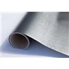 d-c-fix pellicola adesiva metallica grigio acciaio spazzolato 67,5 cm x 1,5 m - pellicola decorativa lavabile e autoadesiva per cucina, armadio, tavolo & davanzale - brillante & resistente