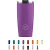 Cool Bottles - Tumbler - Bicchiere Termico in Acciaio Inossidabile - 550 ml - Vivid Violet - Tazza da Caffè - Altezza 18 cm - Bevande Fredde 10 ore e Calde 5 ore - Finitura Antimacchia