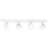 Philips LED Lampada a Faretto Bracia, Luce Calda, 5.5W, 4 Punti Luce, Orientabile, Bianco