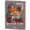 moses. Black Stories Junior Sherlock & Co. - 50 Puzzle con trappole segrete per Piccoli investigatori, Gioco di Carte con Variante di Gioco e Punti