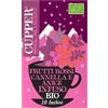 CUPPER Infuso Biologico Warm Winter Hug, Tisana Cannella, Anice Stellato e Cranberry, Tisane Natalizie, Filtri 100% Biodegradabili, Confezione da 20 Bustine