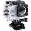 Generic Action Camera Fotocamera subacquea Ultra HD Fotocamera sportiva grandangolare con kit di accessori per lo snorkeling e le immersioni