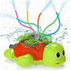 Kiztoys&1 Kiztoys Giocattoli d'Acqua Splash Play per Bambini, Parco Prato Giardino Giocattoli Sprinkler Tartaruga Creativi, Spruzzatore Giocattolo Piscina Estiva per Ragazzi Ragazze