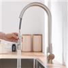 Lonheo Rubinetto Lavello Cucina, Miscelatore Cucina con Doccetta Estraibile, 2 Modalità, Rubinetti Cucina in Acciaio Inox Girevole a 360 ° per acqua calda e fredda