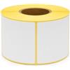MD Labels MDlabels Etichette termiche bianche su rotolo, 50x100 mm,500 pezzi, autoadesive permanenti, per codici a barre, etichette adesive bianche per scrivere