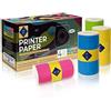 Papp'n'Roll® Carta autoadesiva colorata per stampante PeriPage A6/Paperang P1 P1/Poooli carta per mini stampante 57 x 30 mm (colorata)