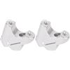 Fast Pro Manubrio Moto Riser Morsetto Supporto manubrio Riser per R1200GS LC R 1200GS ADV R1200 GS R 1200 GS Argento