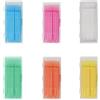 Cherioll Stuzzicadenti In Plastica,Stick Interdentali,240 Pezzi Filo Interdentale Portatile,Stuzzicadenti A Doppia Punta,Spazzola interdentale,Interdentali Spazzolino Dentale Orale Per Pulizia Orale (6 Colori)