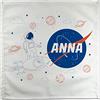 LolaPix Tovagliolo di stoffa. Tovagliolo personalizzato con nome. 50% cotone. Tovagliolo per bambini. Regali personalizzati. Diversi design. NASA