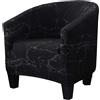 uyeoco Copripoltrona 1 Posto Elasticizato,Fodere Copripoltrona Universale,Copripoltrona da Cocktail Chesterfield Rimovibile Lavabile Antiscivolo per Bancone Soggiorno Tullsta (Color : #44)