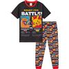 Pokémon Pigiama Bambino - Pigiama Ragazzo a Maniche Corte e Pantalone Lungo 4-14 Anni - Pigiama Pikachu Idea Regalo (Nero/Multicolore, 7-8 Anni)
